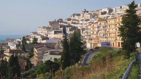 Panoramic view of Minervino Murge. Apulia. Italy. Stock-Footage 138657663