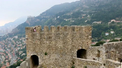 Panoramic view of Monaco and Monte Carlo.France. Video stock 109156762