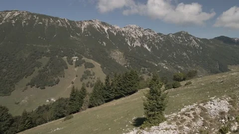 Panoramic view on Monte Baldo Stock Footage 138134781
