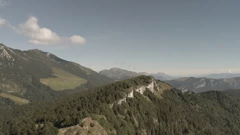 Panoramic view on Monte Baldo Video stock 138134873