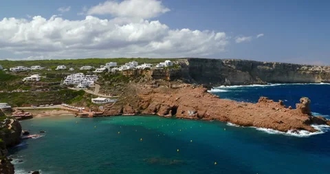 Panoramic view of Morell cove.Hyperlapse. Stock Footage 119281592