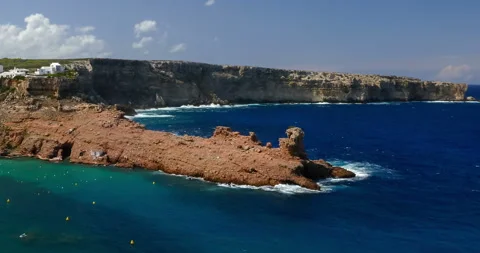Panoramic view of Morell cove.Hyperlapse. Stock Footage 119281598