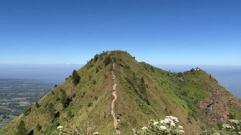 Panoramic view of Mount Andong peak 動画素材 340484802