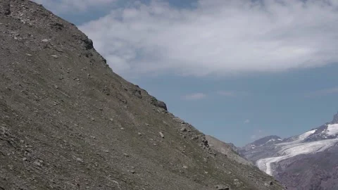 Panoramic view on mount Elbrus. View from mt. Cheget. Caucasus Mountains. Stock Footage 150291376