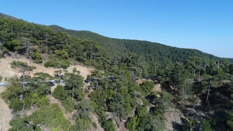 Panoramic view of mountain Stock Footage 78561077