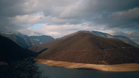 Panoramic view of mountain. Himalayas Views Stock Footage 169659520