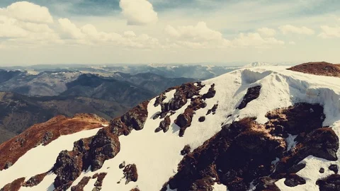 Panoramic view of mountain slopes 動画素材 93220955