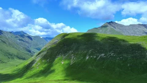 Panoramic view of the mountains. Caucasus Mountains. Stock Footage 286865505