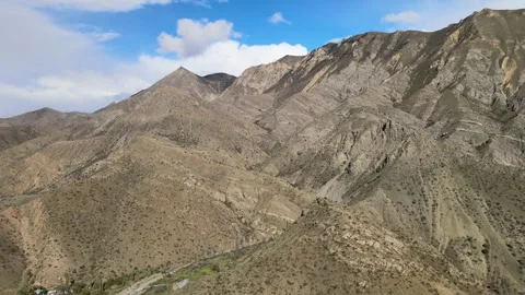 Panoramic view mountains landscape Stock Footage 240193755