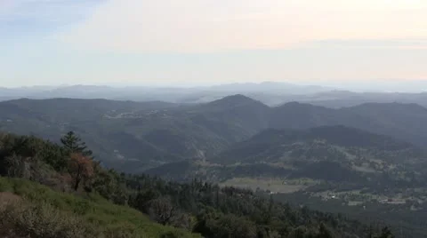 PANORAMIC VIEW FROM MT PALOMAR Vídeo Stock 10710859