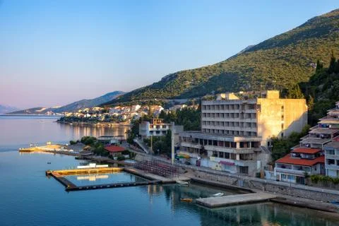 Panoramic view of Neum Stock Photos