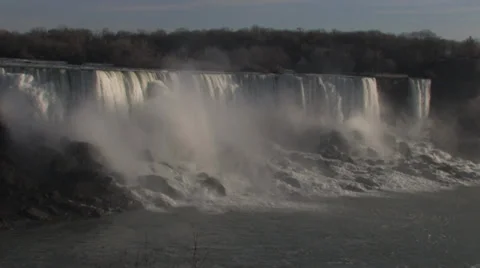 Panoramic View of the  Niagara Falls 스톡 동영상 39332450
