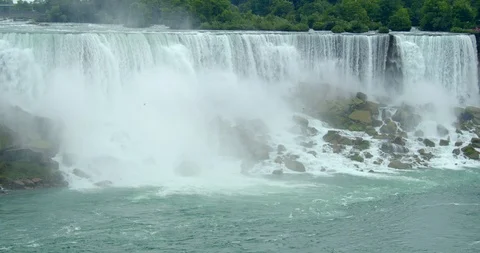 Panoramic view of the Niagara falls Stock Footage 115151827