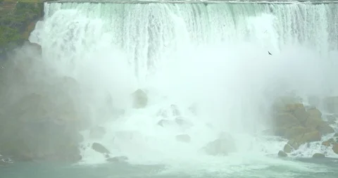 Panoramic view of the Niagara falls Stock Footage 115152114