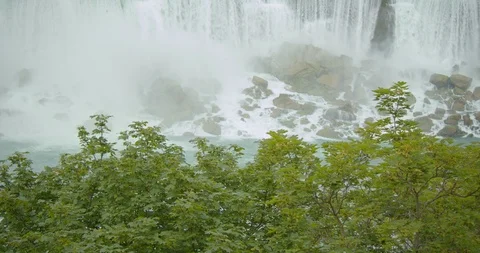 Panoramic view of the Niagara falls 库存影片 115152808