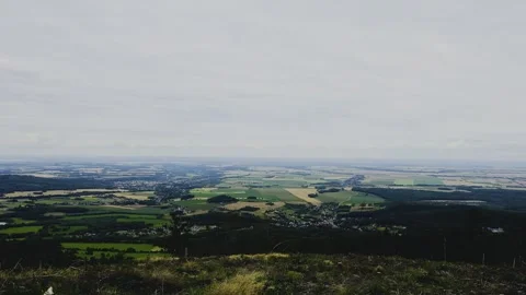 Panoramic view of Northern Moravia, the border between Poland and Czech 動画素材 331934157