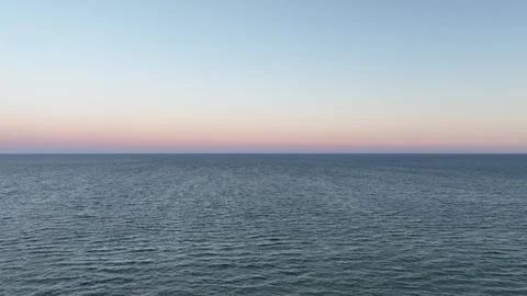 Panoramic View of the Ocean to the Coast 库存影片 301480919