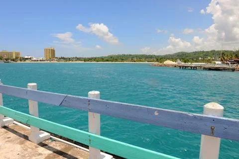 Panoramic View of OCho Rios Stock Photos