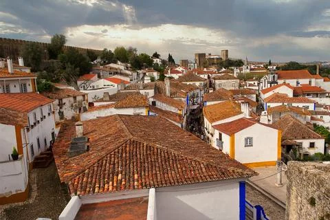 Panoramic view of the old city Foto stock