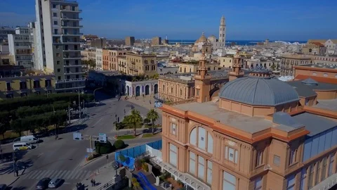 Panoramic View Old Town Bari Puglia Stock Footage 124215653