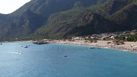 Panoramic view of Oludeniz Video stock 286255153