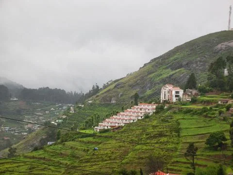 A panoramic view of Ooty India during winter season Photos
