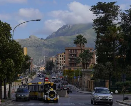 Panoramic view of Palermo 스톡 사진