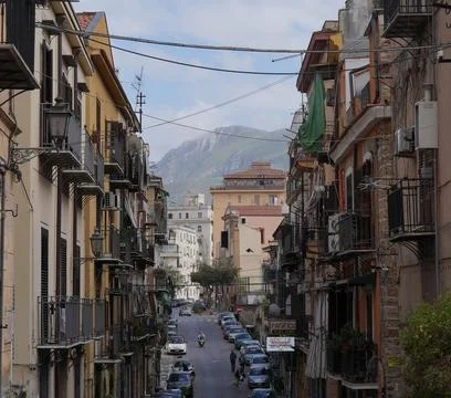 Panoramic view of Palermo 스톡 사진