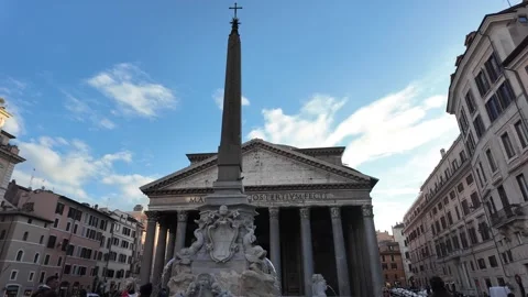 Panoramic View of the Pantheon in Rome 動画素材 326776770