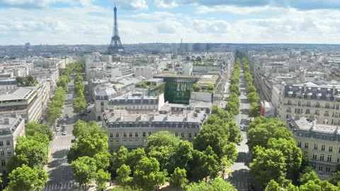 101 champs elysées avenue, Stock Video