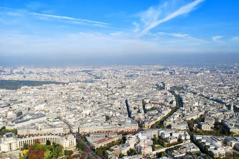 Panoramic view of the Paris Panoramic view of the Paris Copyright: xZoonar... Stock-Fotos
