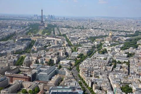 Panoramic view of Paris Fotos Stock