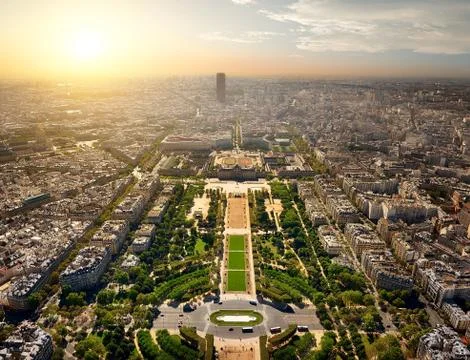 Panoramic view of Paris Stock-Fotos