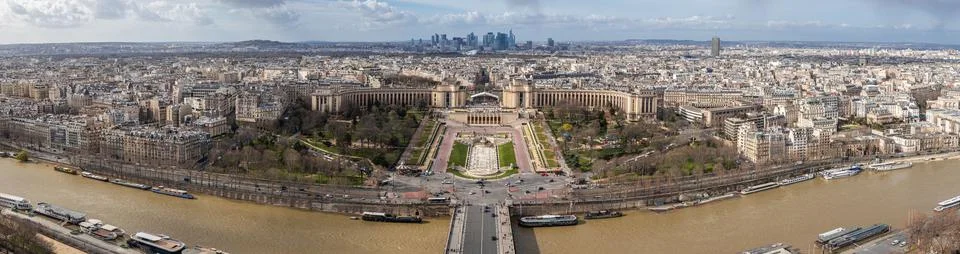 A panoramic view of Paris 写真素材