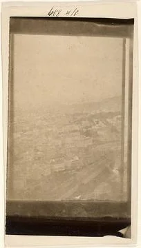 Panoramic view of Paris, taking Panoramic view of Paris, taken from a capt... Stock Photos