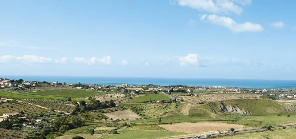 Panoramic view Stock Photos