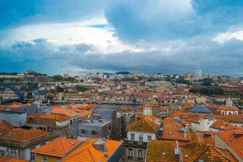 Panoramic view of Porto Stock Photos
