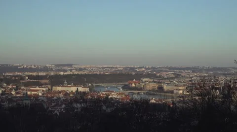 Panoramic View of Prague, Czech Republic Stock Footage 59057388