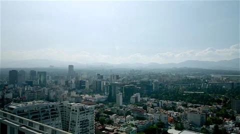 Panoramic View of Prolongacion Granada B (Timelapse) Stock Footage 63082468