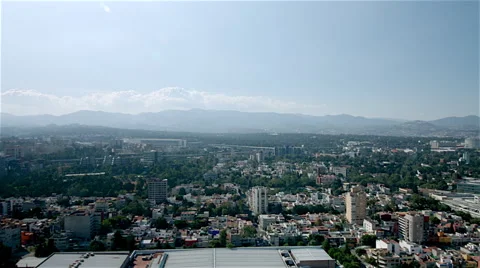 Panoramic View of Prolongacion Granada (Timelapse) Stock Footage 63082284