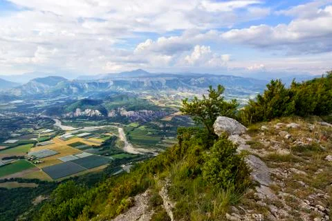 Panoramic view of Provence Stock Photos