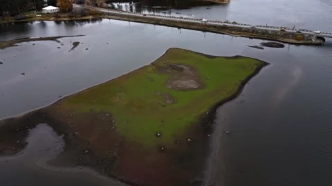 Panoramic view of the river and road in Russia 스톡 동영상 168756338