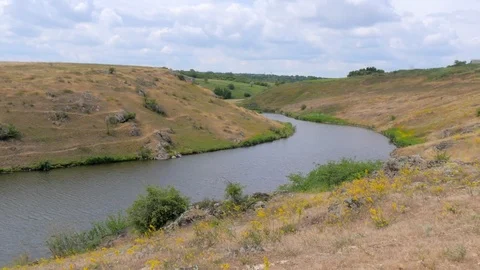 Panoramic View of The River Video stock 126901818