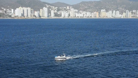 Panoramic view of riviera of Acapulco Mexico Stock Footage 89832634