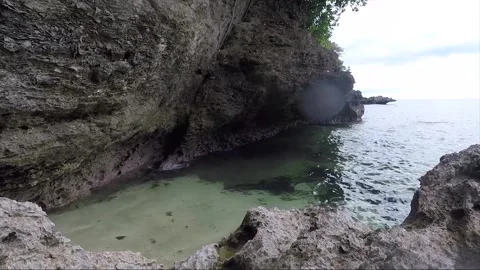 Panoramic View, Rocky Beach, Sipalay, Negros island, Philippines Vídeos de archivo 337090577