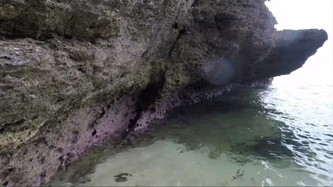 Panoramic View, Rocky Beach, Sipalay, Negros island, Philippines Video stock 337091373