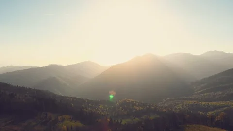 Panoramic view of romanian mountains 動画素材 93207603