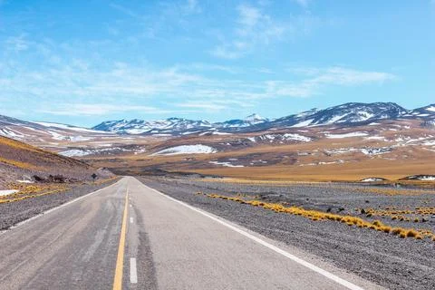 Panoramic view of Ruta de los Seismiles, Catamarca, Argentina Stock Photos