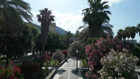 Panoramic view of Salerno, Italy, Stock Footage 247272479