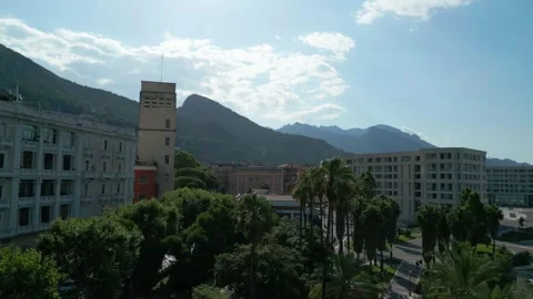 Panoramic view of Salerno, Italy, Stock Footage 247329052
